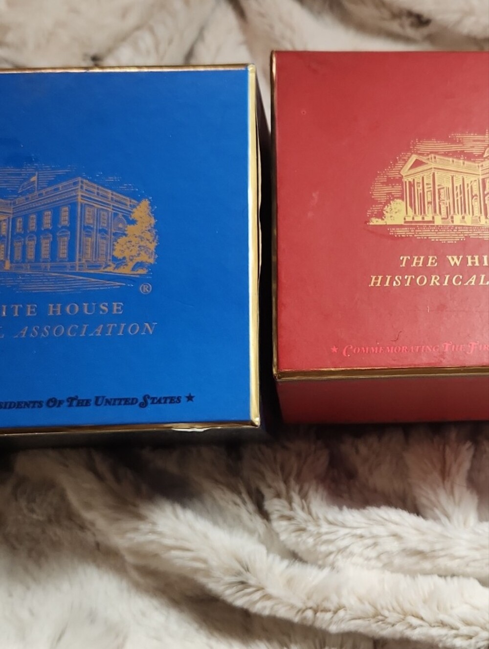 White House Historical Associations Presidents and First Ladies Mug Set Boxed.